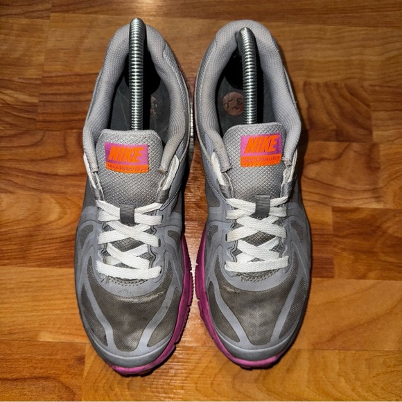 Nike Air Max Sneakers Women 8.5 Run Lite 5 Running Shoes Gray Trainer 631664-003 - Picture 4 of 13